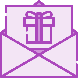 Christmas card icon