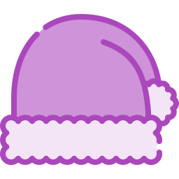 sombrero de santa icono