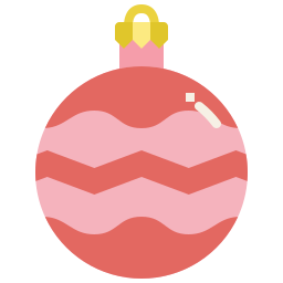 Christmas ball icon