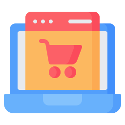 Online shop icon