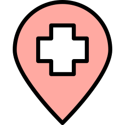 pin de ubicación icono