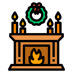 chimenea icono