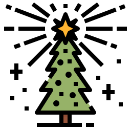 Christmas tree icon