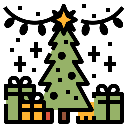 Christmas tree icon