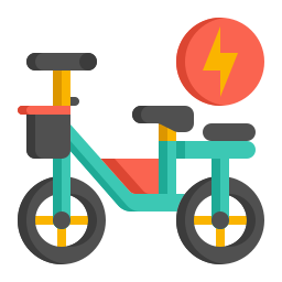 Электрический велосипед иконка