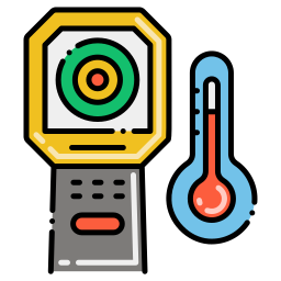 imagen térmica icono