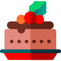 Christmas dessert icon