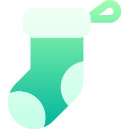 Christmas sock icon