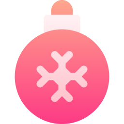 Christmas ball icon