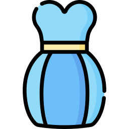 Strapless dress icon