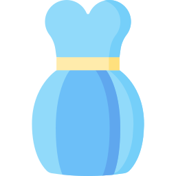 strapless jurk icoon