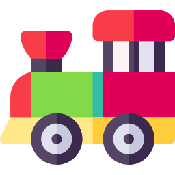 Train toy icon