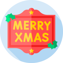 Merry christmas icon