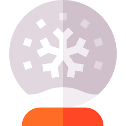 palla di neve icona