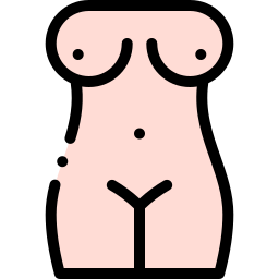 corpo feminino Ícone
