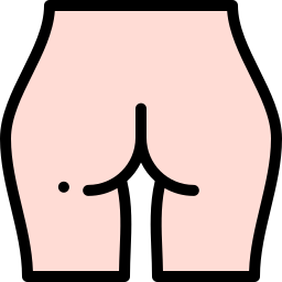 Buttocks icon