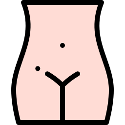 cuerpo de mujer icono