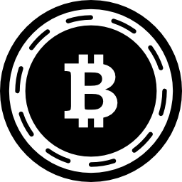 bitcoin-munt icoon