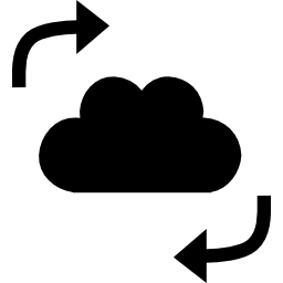 análisis de la nube icono