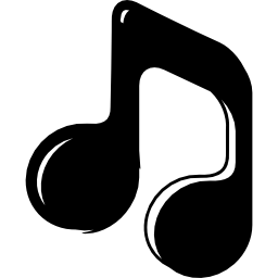 Music note sketch icon