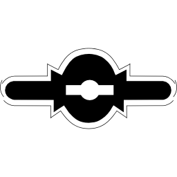variante di forma orizzontale del buco della serratura icona
