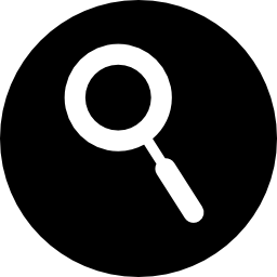 Search interface circular symbol icon