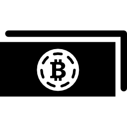 papeles bitcoins icono