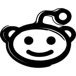 Reddit mascot logo sketch variant icon