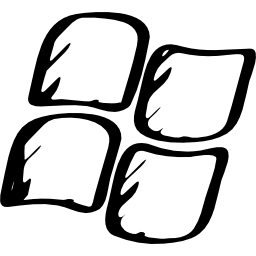 Windows sketched logo icon
