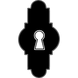 Huge keyhole with design variant icon