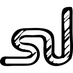 stumbleupon geschetst logo icoon