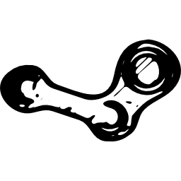 Steam sketched logo icon