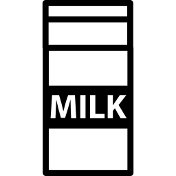 boîte à lait Icône