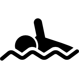 paralympische zwemmer icoon
