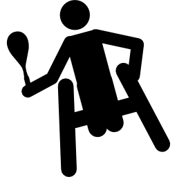 paralympisch tennisser icoon