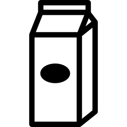profilo del contenitore per alimenti liquidi icona