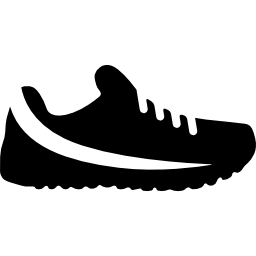 Trail running shoe icon