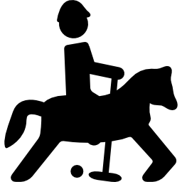 silhouette de polo Icône