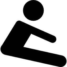 Jumping silhouette icon