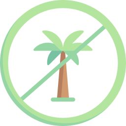 Palm oil free icon