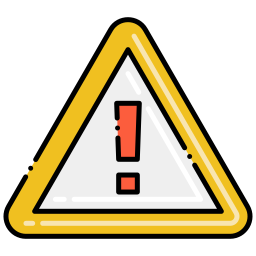 señal de alerta icono