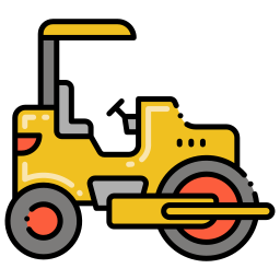 Road roller icon