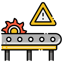 Saw machine icon