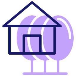 Eco house icon