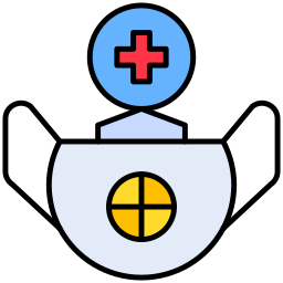 Medical mask icon