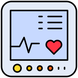 moniteur de fréquence cardiaque Icône