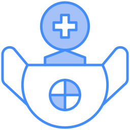 Medical mask icon