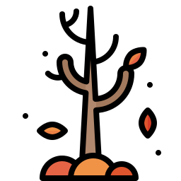 albero d'autunno icona