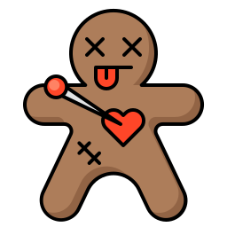 Voodoo doll icon