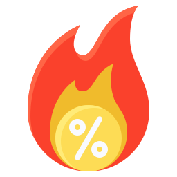 Hot deal icon